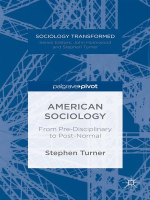 cover image of American Sociology